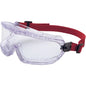 Uvex 11250800 – Direct Vent OTG Impact Goggle with Clear Body, Clear Lens and Anti-Fog Coating - Elastic Headband