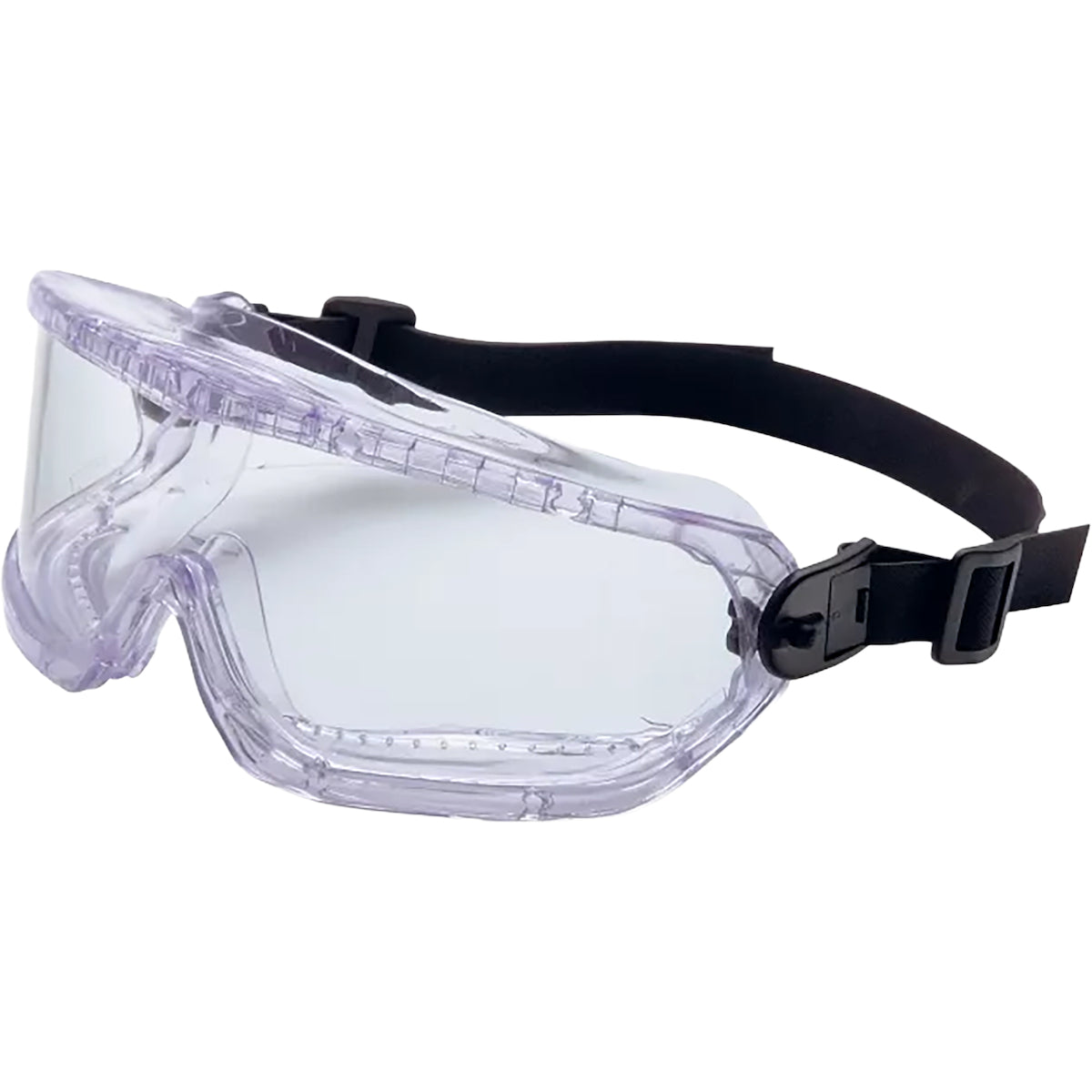Uvex 11250810 – Indirect Vent OTG Chemical Splash Goggle with Clear Body, Clear Lens and Anti-Fog Coating - Elastic Headband