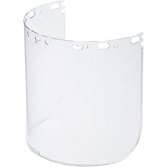 North 11390044 – Universal Fit Propionate Safety Visor - Clear - .070" Thickness