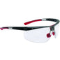 North T5900WTKHS – Semi-Rimless Safety Glasses with Black Frame, Clear Lens and Hydroshield® Anti-Fog Coating