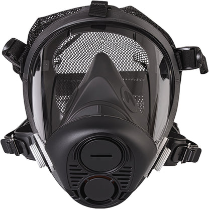 North® RU6500 Series Silicone Full Facepiece with Mesh Headnet