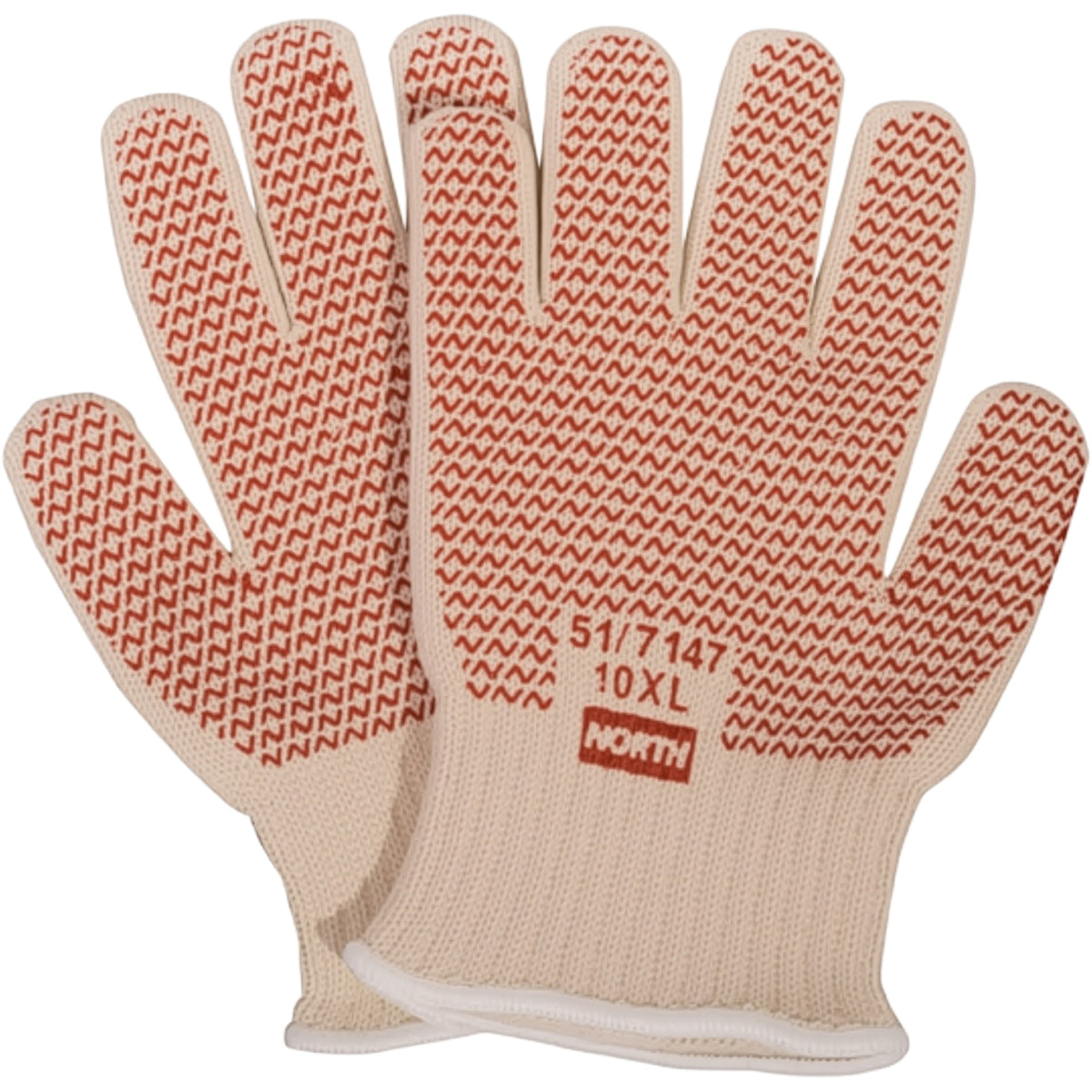 North 51/7147V – Double Layered Cotton/Poly Seamless Knit with Double-Sided Nitrile Coating - Vend Ready