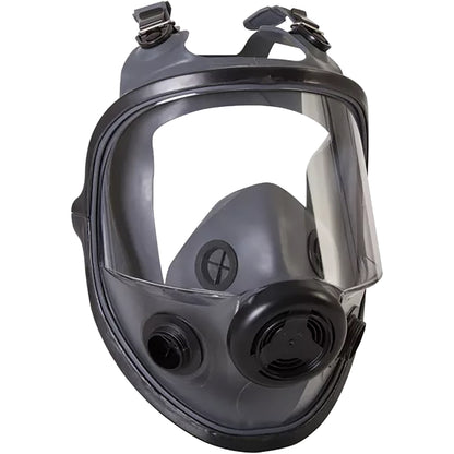 North® 5400 Series Elastomeric Full Facepiece with 4-Strap Headband & Dual N-Series Connectors