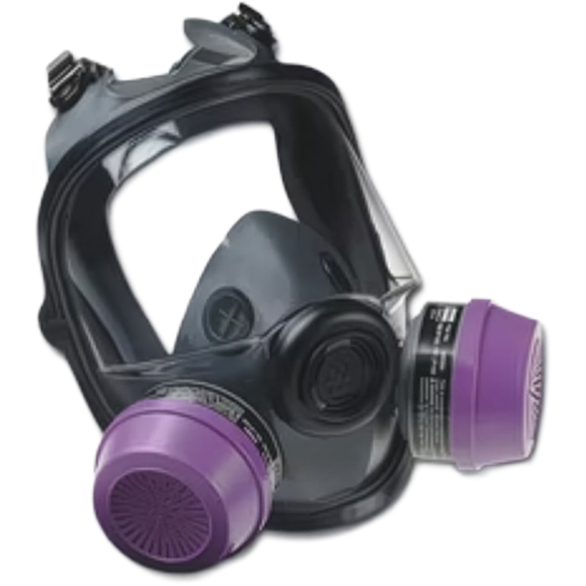 North® 5400 Series Elastomeric Full Facepiece with 4-Strap Headband & Dual N-Series Connectors