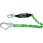 Miller 913RSS-Z7 – Single Leg Stretchable Shock-Absorbing Web Lanyard with Locking Snap Hook and Locking Rebar Hook