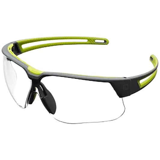 Uvex AS01RD30UD – Semi-Rimless Safety Glasses with Black Frame, Clear Lens with Ultra-Dura® Hardcoat - +3.0 Diopter