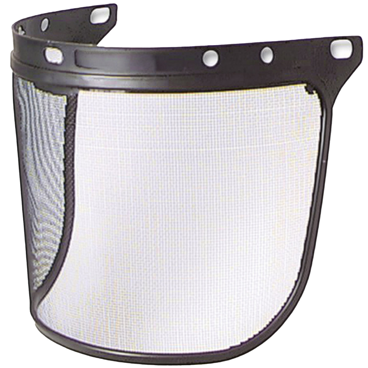 North FS01-H5 – 7" X 15 1/2" Black Metal Mesh Faceshield