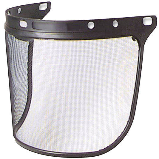 North FS01-H5 – 7" X 15 1/2" Black Metal Mesh Faceshield
