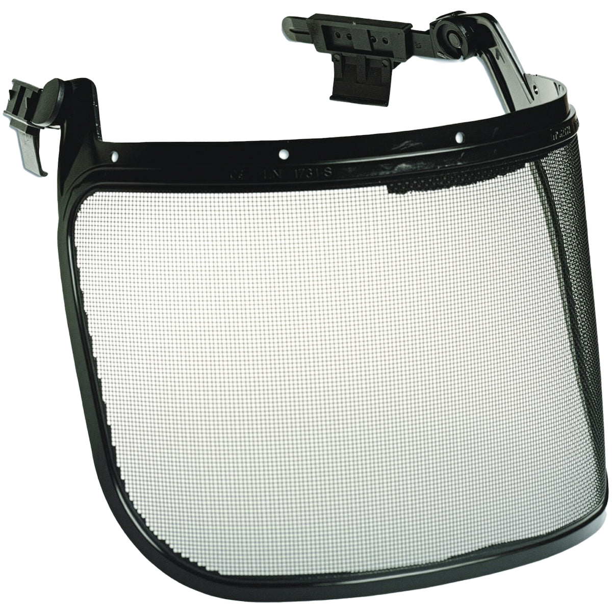 North FS03-H5 – Universal Fit Wire Mesh Safety Visor - Black - 7" X 15.5", with Integrated Adapters