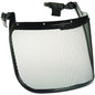North FS03-H5 – Universal Fit Wire Mesh Safety Visor - Black - 7" X 15.5", with Integrated Adapters