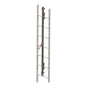 Miller GG0 – Vertical Height Access Ladder System Rail Kit - Galvanized Steel