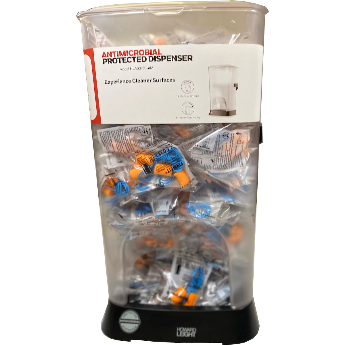Howard Leight HL400-FF-30-AM – Prefilled FirmFIt® Antimicrobial-Protected Dispenser - FF-30