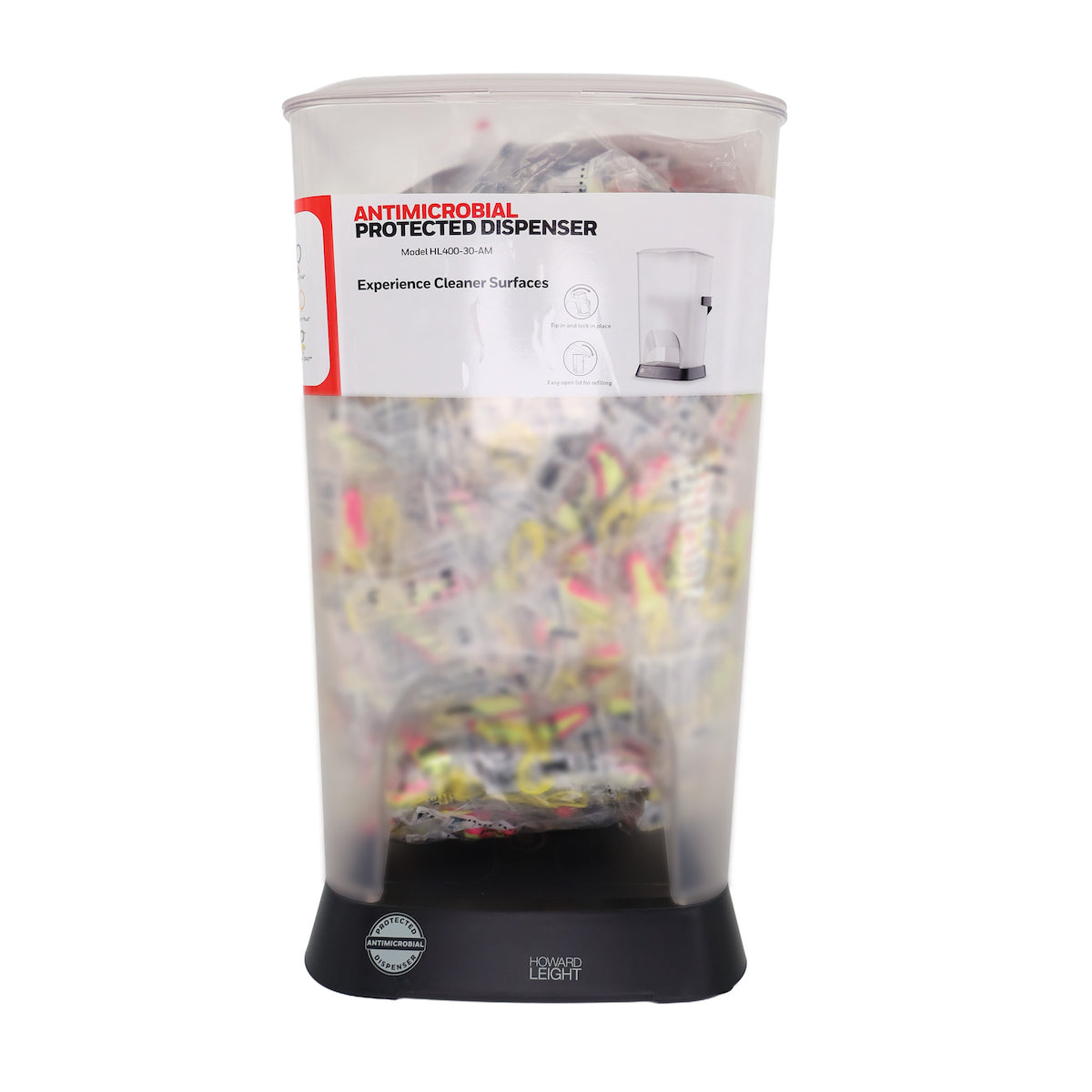 Howard Leight HL400-LL-30-AM – Prefilled Laser Lite® Antimicrobial-Protected Dispenser - LL-30