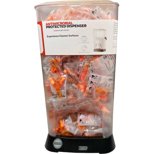 Howard Leight HL400-TFPLUS-30-AM – Prefilled TrustFit® Antimicrobial-Protected Dispenser - TFP-30