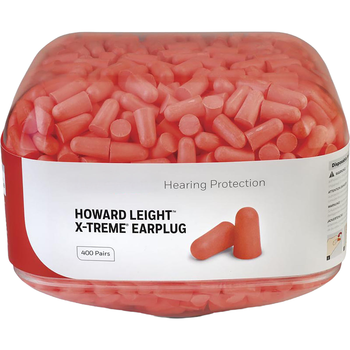 Howard Leight HL400-XTR-REFILL – Prefilled X-treme® Ear Plugs Refill Canister - 400 Pairs