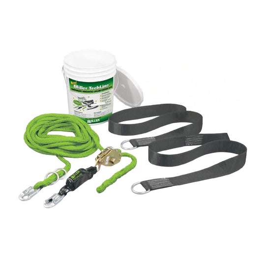 PIP Miller HLLR2-L 2-Worker Horizontal Lifeline Kit - Residential