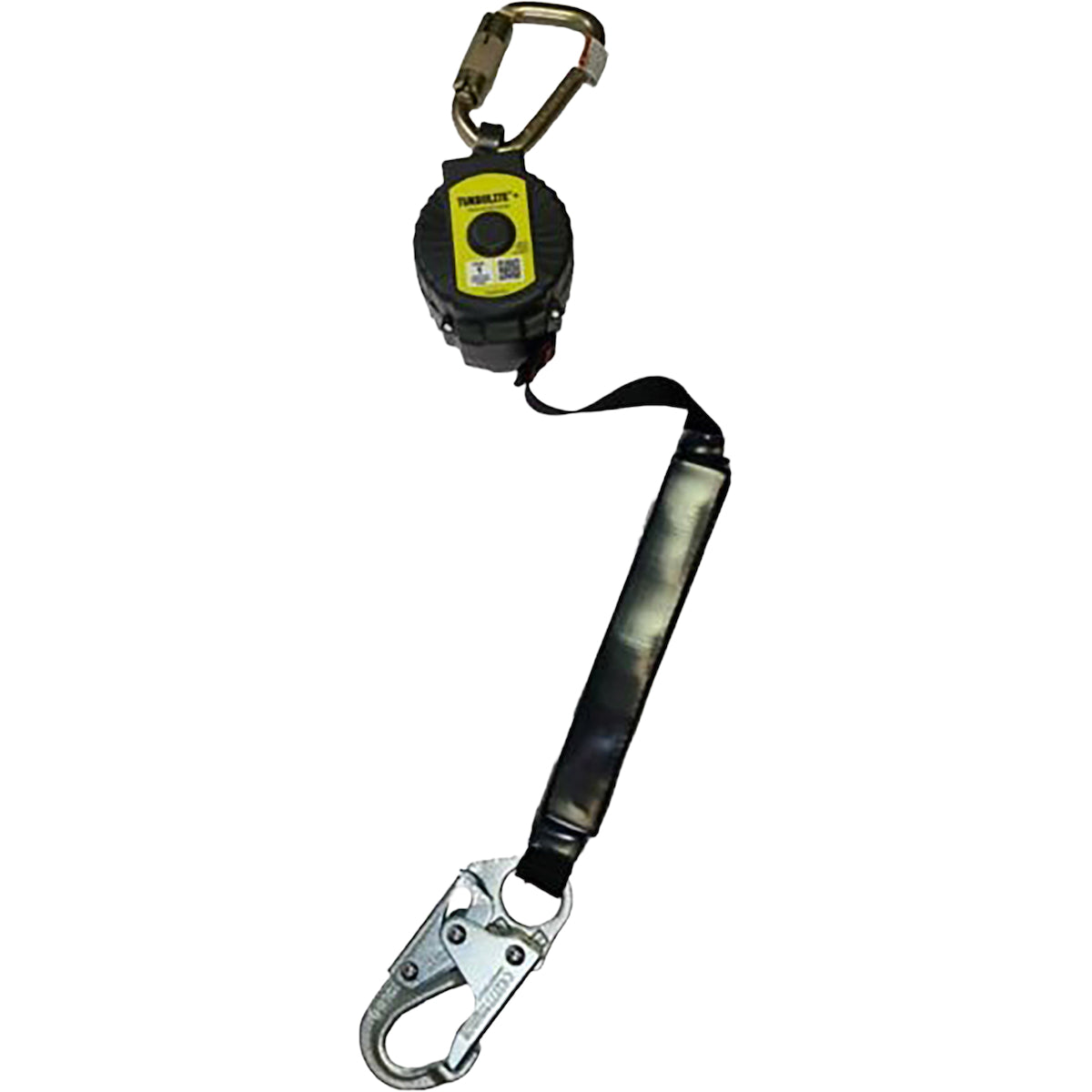 Miller® TurboLite+™ Single Web Personal Fall Limiter, Vectran™ Webbing, Steel Carabiner, Steel Locking Snap Hook
