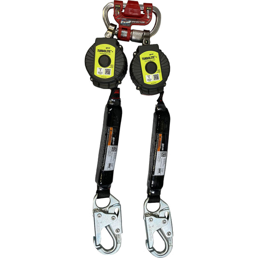 Miller® TurboLite+™ Twin Personal Fall Limiter, Vectran™ Webbing
