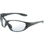 Uvex S0600HS – Full Frame Safety Glasses with Black Frame, Foam Padding, Clear Lens with Hydroshield® Anti-Fog Coating