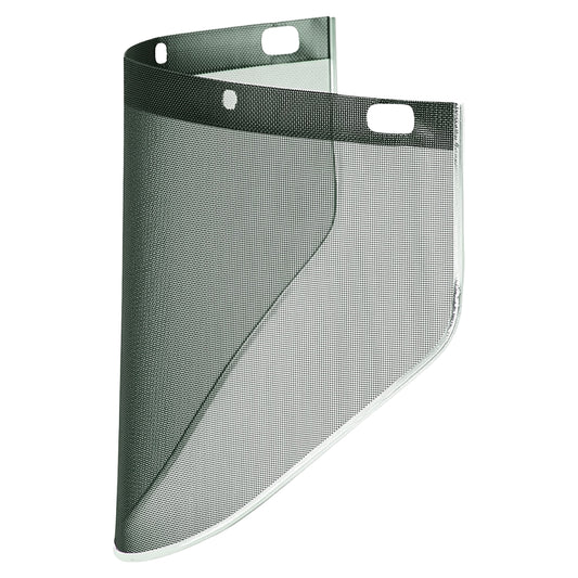 Fibre-Metal S178 – Universal Fit Stainless Steel Wire Mesh Safety Visor - Black - 8" x 16.5" x .060" Thickness