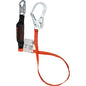 Miller T1SSSR – Single Leg Pack-Type Shock-Absorbing Web Lanyard with Locking Snap Hook and Large Locking Rebar Hook