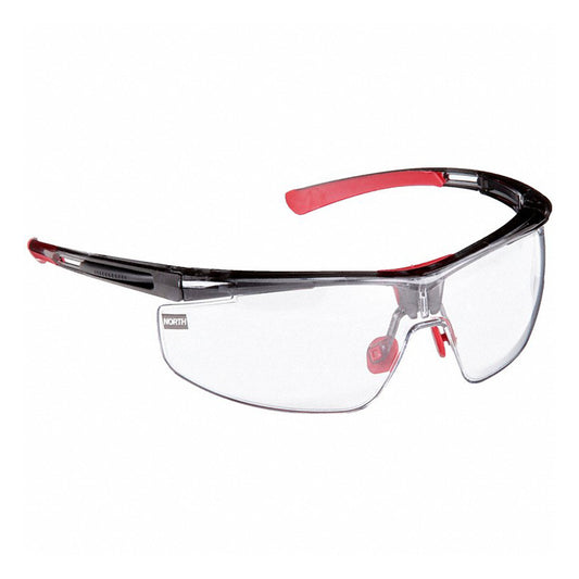 North T5900NTKHS – Semi-Rimless Safety Glasses with Black Frame, Clear Lens and Hydroshield® Anti-Fog Coating