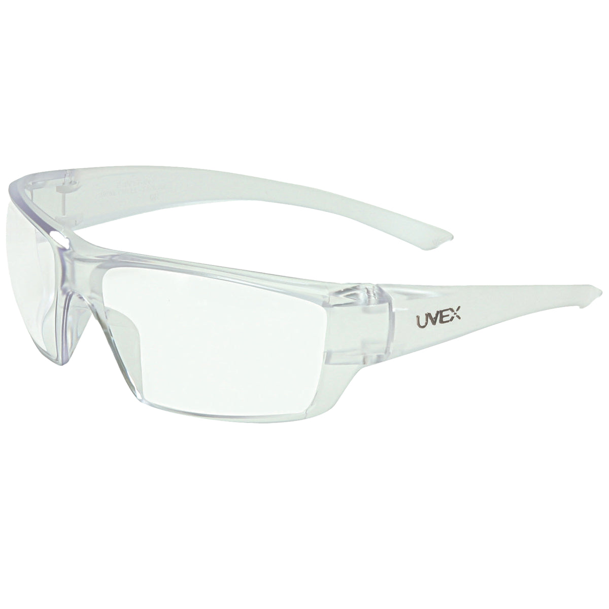 Uvex XV400 – Conspire Clear Frame, Clear lens tint, anti-scratch hardcoat