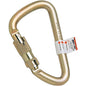 Miller 17D-1 – Double-Action Twist-Lock Carabiner, Steel, 1-in Gate Opening