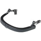North CP5005 – Cap Style Hard Hat Bracket for Face Shields - Plastic, Slot Mount