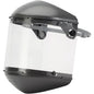 Fibre-Metal FM5400DCCL – Headgear for Faceshield Protection with Propionate Visor - 4" Crown with Speedy Loop Mounting System - Clear - 8" x 16.5" x .060" Thickness