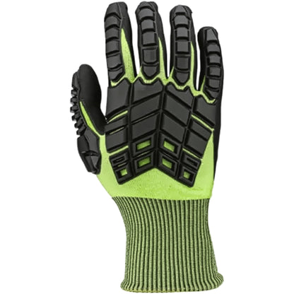 Boss 2332524N – Seamless Knit Engineered Yarn Glove with Impact Protection and Nitrile Foam Grip on Palm & Fingers