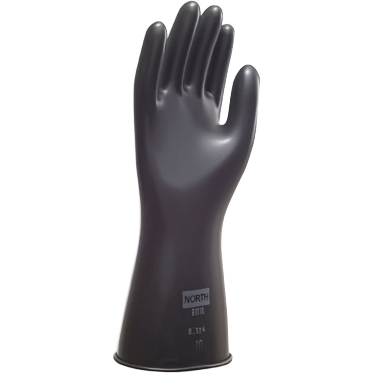 North B174 – 17 Mil Butyl Rubber Glove with Smooth Grip - 14"
