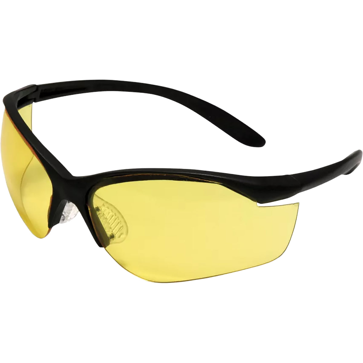 Howard Leight R-01536 – Howard Leight Vapor II black frame with amber lens tint and anti-fog coating Retail