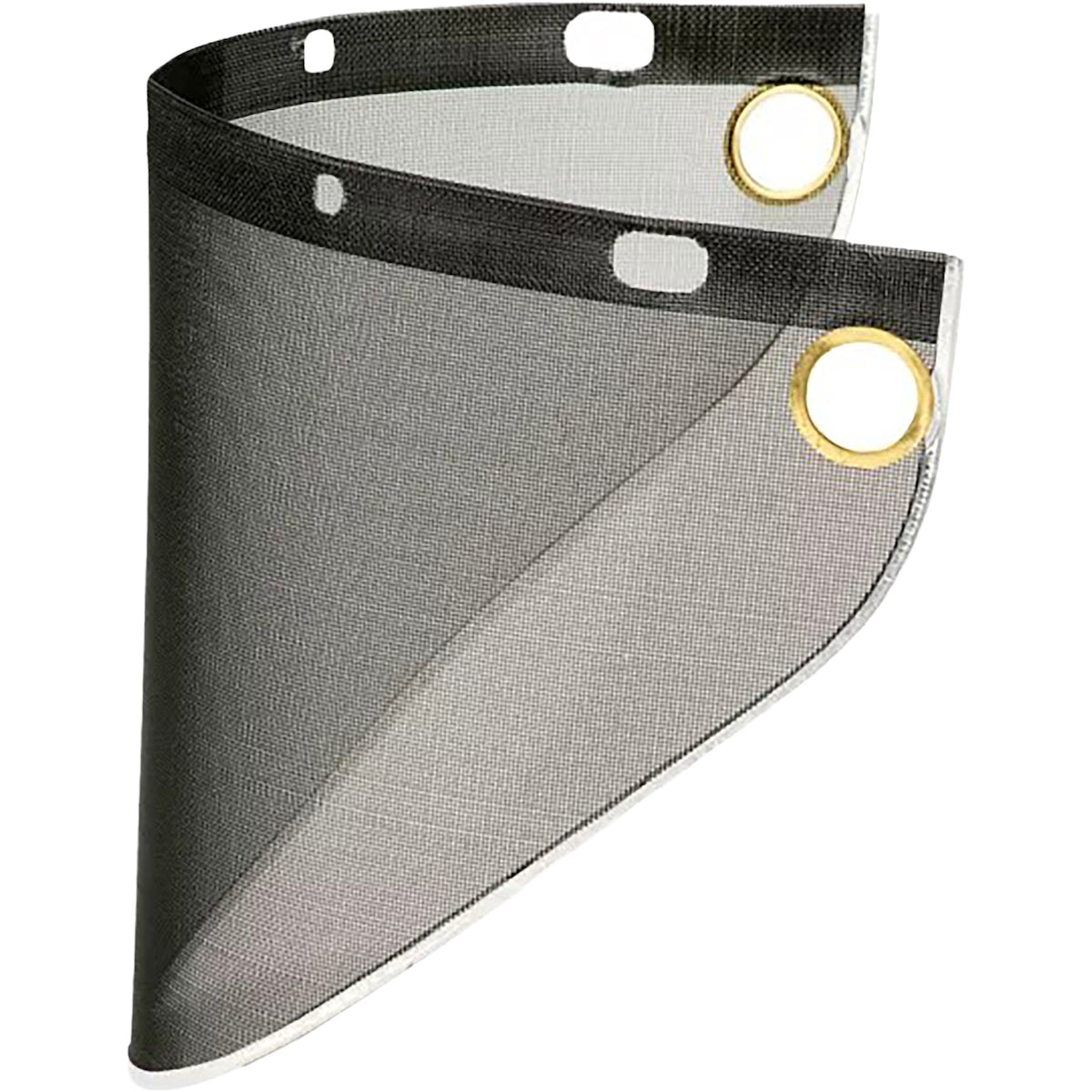 Fibre-Metal S199 – Universal Fit Stainless Steel Wire Mesh Safety Visor - Black - 9.75" x 19" x .060" Thickness, Extended View