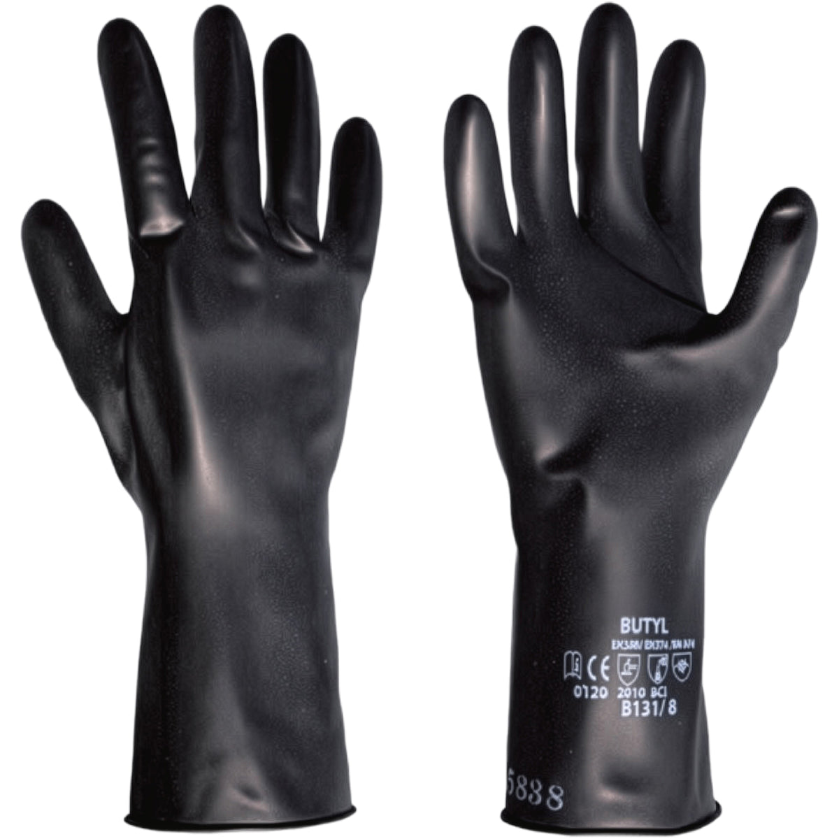 North B131 – 13 Mil Butyl Rubber Glove with Smooth Grip - 11"