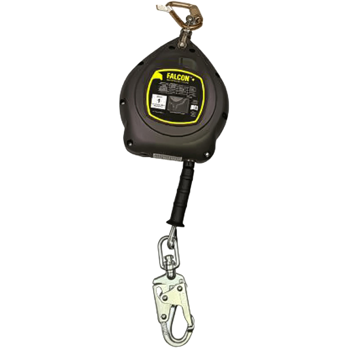 Miller® Falcon+™ Self-Retracting Lifeline, with Galvanized Steel Cable, Steel Swivel Snap Hook