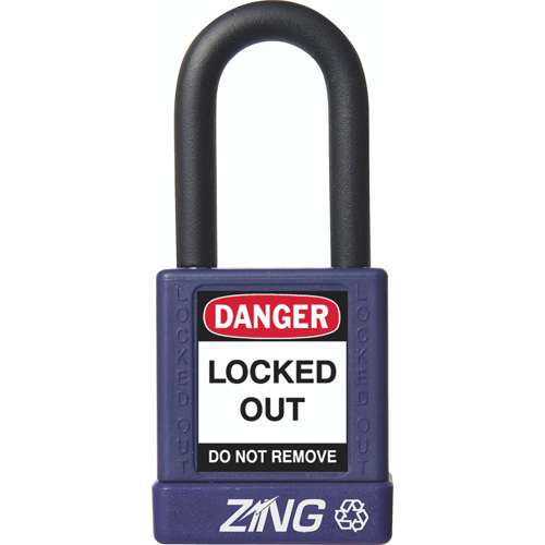 ZING Padlock, Purple, Keyed Different - official Zing product image 1