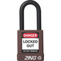 ZING Padlock, Brown, Keyed Different - 7044