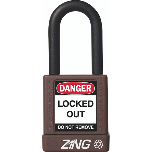 ZING Padlock, Brown, Keyed Alike - official Zing product image 1