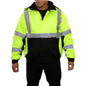 PIP 411ST-LB ANSI Type R Class 3 waterproof bomber jacket - front view