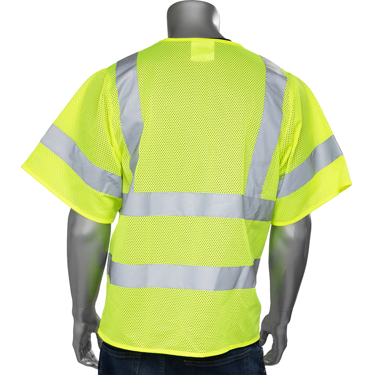 ANSI Type R Class 3 Dual Sized Value Zipper Mesh Vest