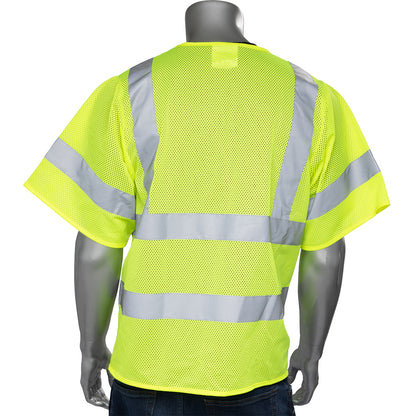 ANSI Type R Class 3 Dual Sized Value Zipper Mesh Vest