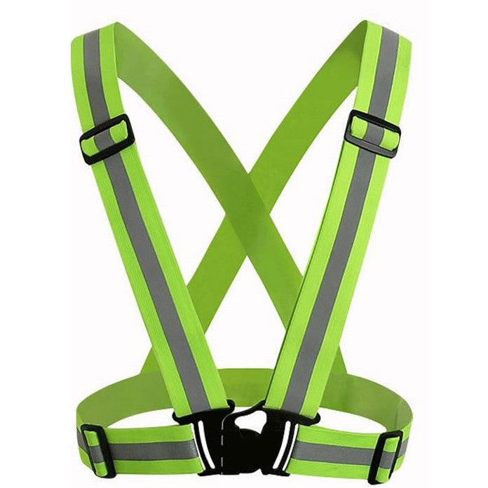 Cordova Lime Reflective Suspenders/braces, 4 Cm. #RB101