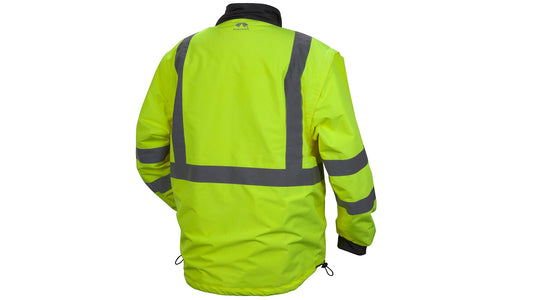 Pyramex RJR34 Series Hi-Vis Safety Vests Medium Hi-vis Lime model RJR3410M