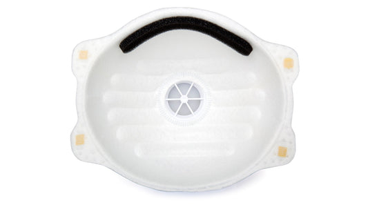 Pyramex Disposable N95 Respirators with Valve Safety Glasses One Size Fits Most White model RM10V