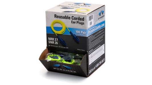 Pyramex RP2001 Reusable Earplugs Blue model RP2001