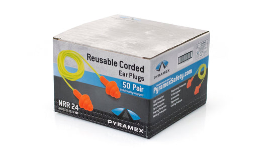 Pyramex RP3001 Reusable Earplugs Orange model RP3001