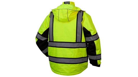 Pyramex RPB36 Series Cold Stress PPE Medium Hi-vis Lime model RPB3610M