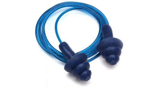 Pyramex RPD3001 Metal Detectable Reusable Corded Earplugs Blue model RPD3001