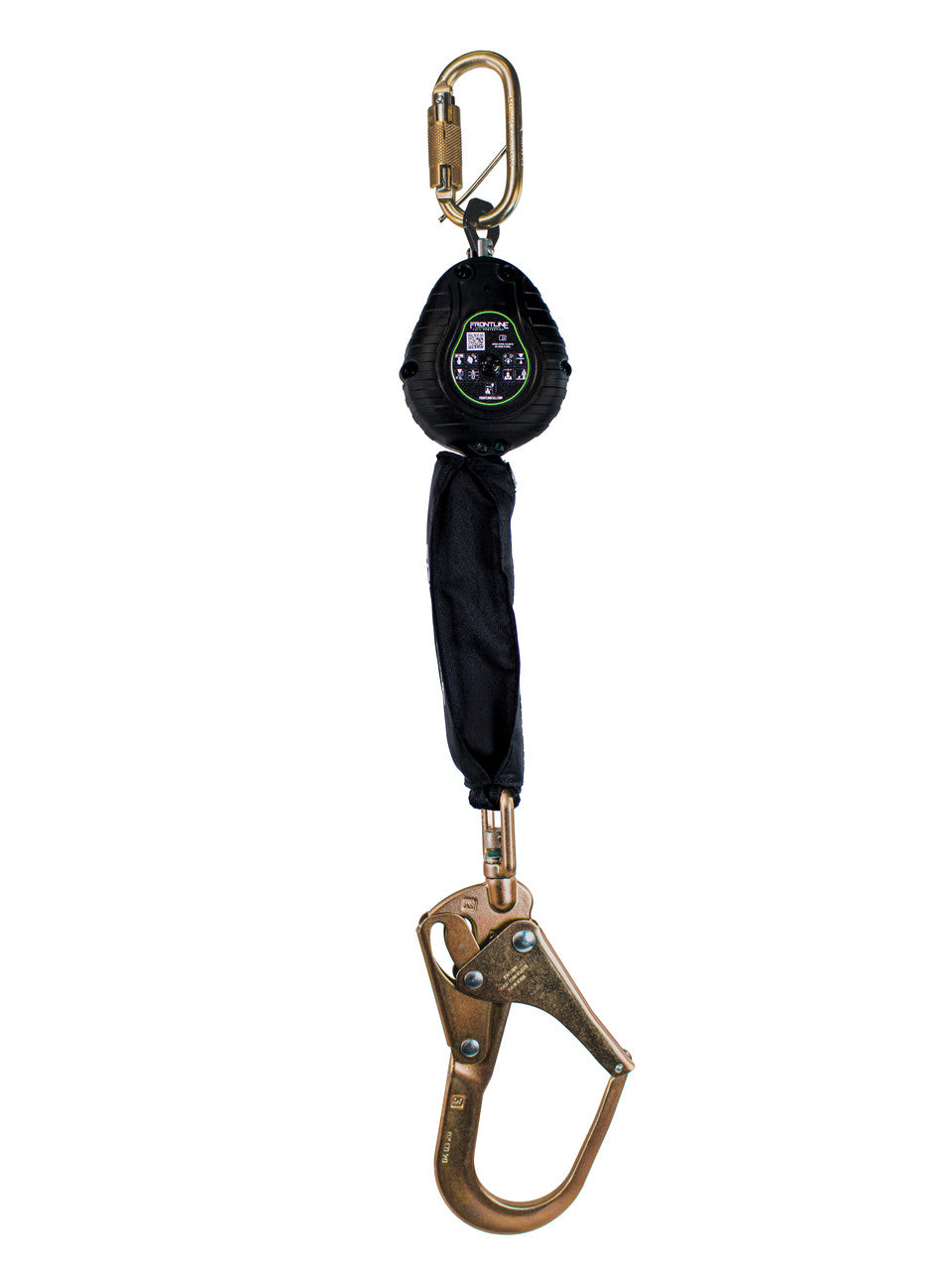 Frontline Fall RPW061R Web Single Leg 6' SRL with Steel Rebar Hook End Polyurethane product image